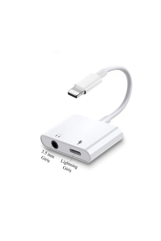 Lightning To 3.5MM Adapter ( IPHONE ) ( Connector )