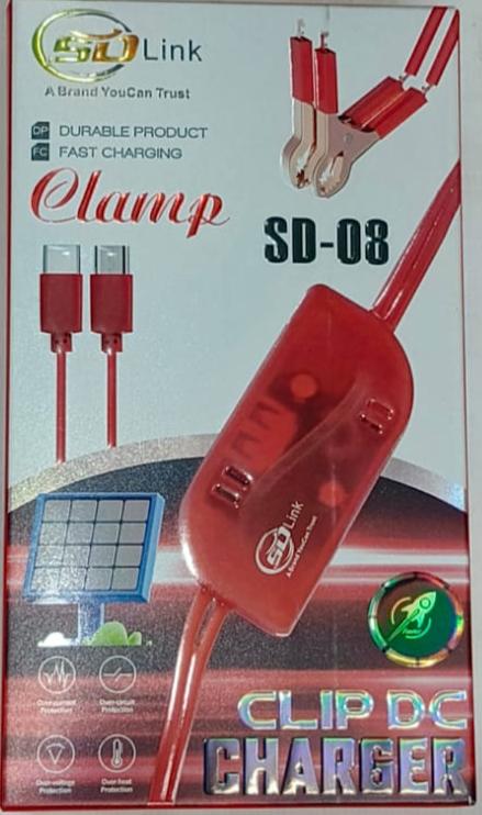 Clip DC Fast Charger ( SD-08 ) With ( Type-B,C )